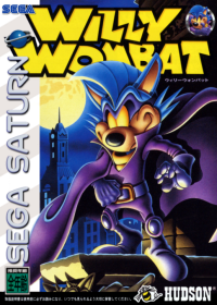 Willy Wombat JP Sega Saturn  box art